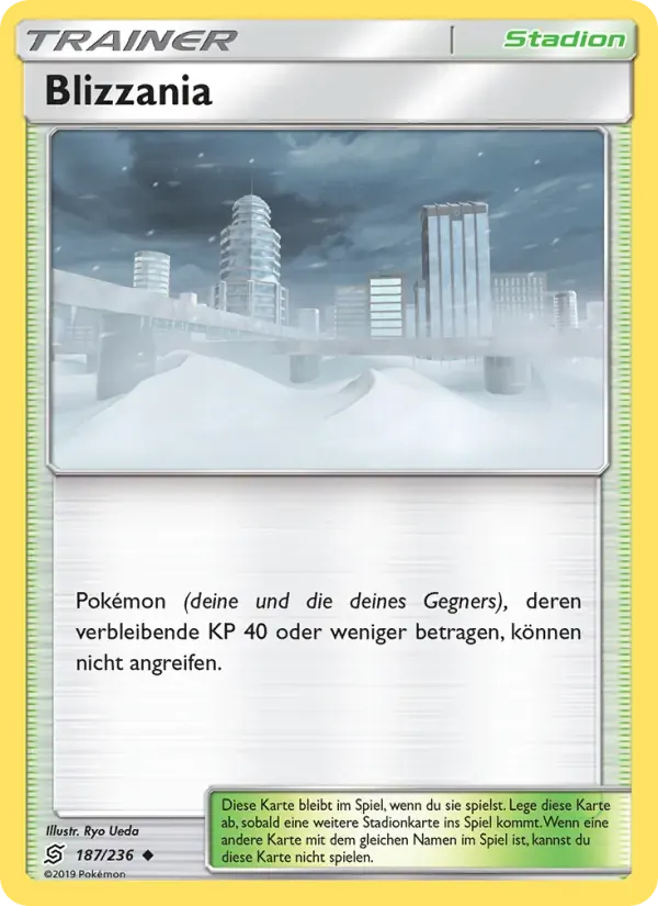 Blizzania — Bund der Gleichgesinnten 187 German Pokémon card