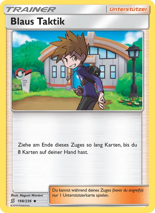 Blaus Taktik — Bund der Gleichgesinnten 188 German Pokémon card