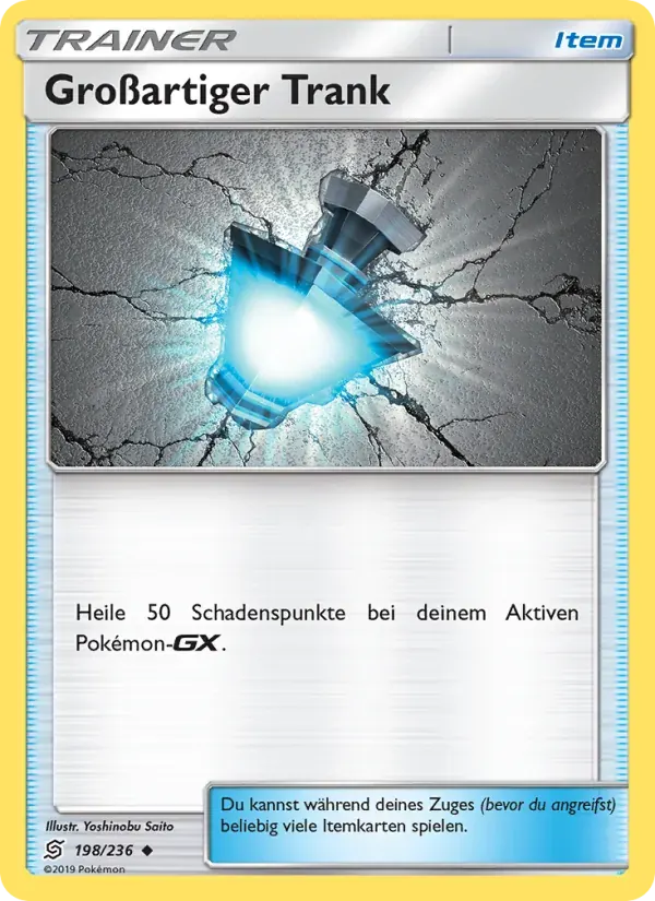 Großartiger Trank — Bund der Gleichgesinnten 198 German Pokémon card