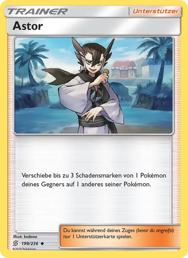 Astor — Bund der Gleichgesinnten 199 German Pokémon card