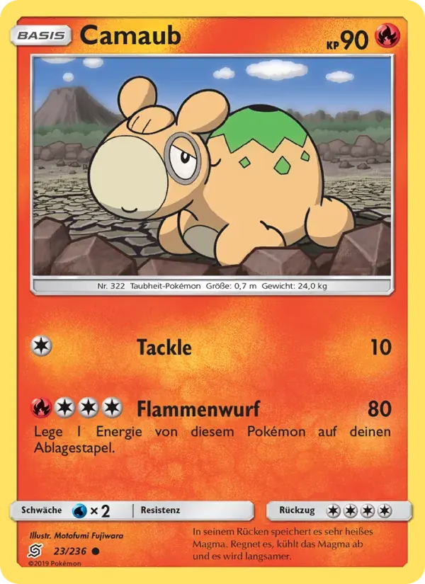 Camaub — Bund der Gleichgesinnten 23 German Pokémon card