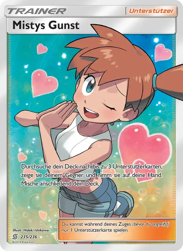 Mistys Gunst — Bund der Gleichgesinnten 235 German Pokémon card