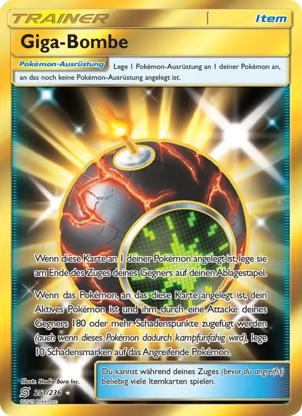 Giga-Bombe — Bund der Gleichgesinnten 251 German Pokémon card