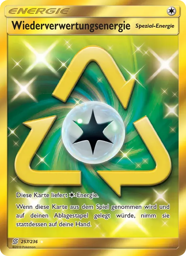 Wiederverwertungsenergie — Bund der Gleichgesinnten 257 German Pokémon card