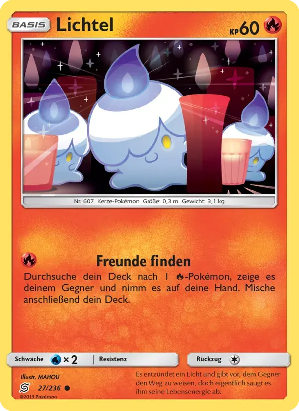 Lichtel — Bund der Gleichgesinnten 27 German Pokémon card