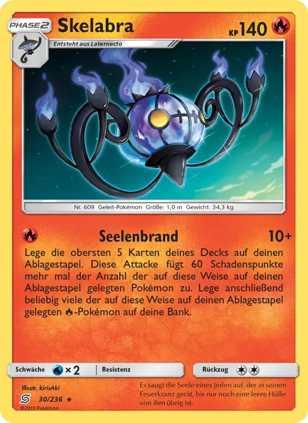 Skelabra — Bund der Gleichgesinnten 30 German Pokémon card