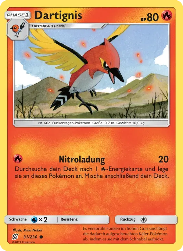 Dartignis — Bund der Gleichgesinnten 31 German Pokémon card