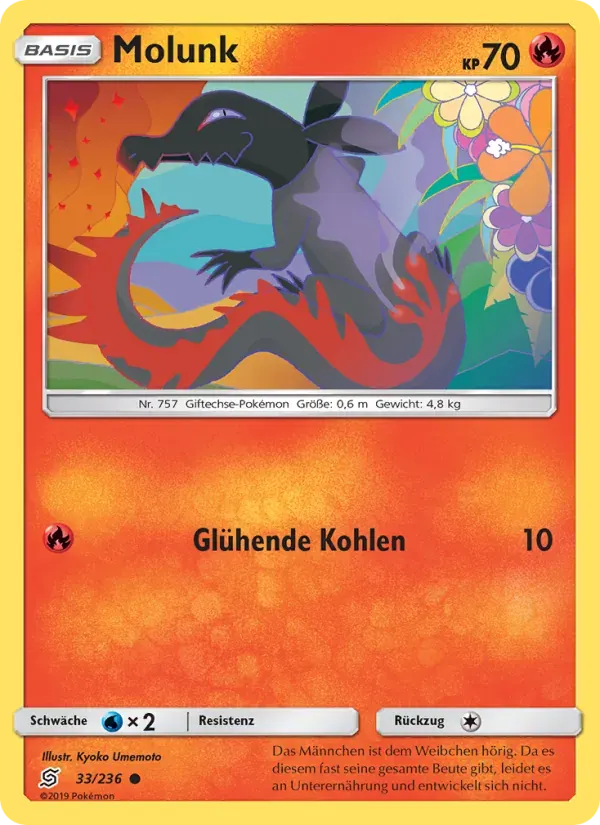 Molunk — Bund der Gleichgesinnten 33 German Pokémon card