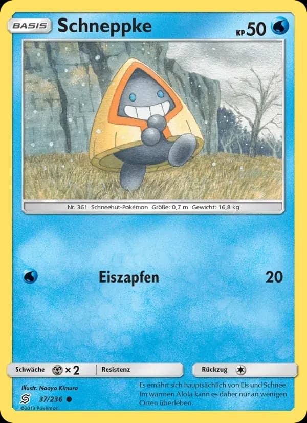 Schneppke — Bund der Gleichgesinnten 37 German Pokémon card