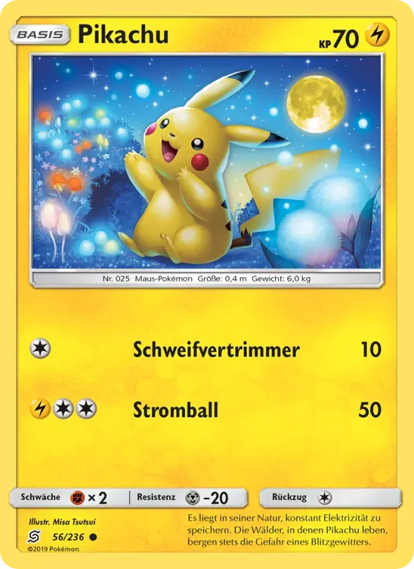 Pikachu — Bund der Gleichgesinnten 56 German Pokémon card