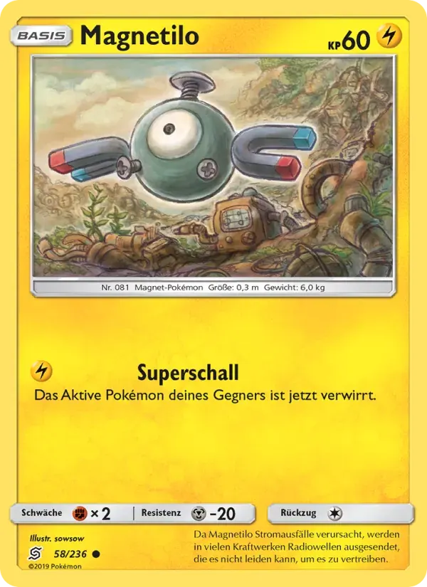 Magnetilo — Bund der Gleichgesinnten 58 German Pokémon card