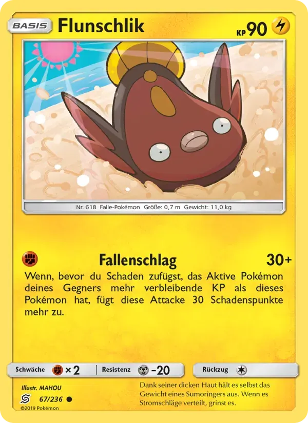 Flunschlik — Bund der Gleichgesinnten 67 German Pokémon card