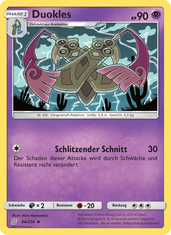 Duokles — Bund der Gleichgesinnten 94 German Pokémon card