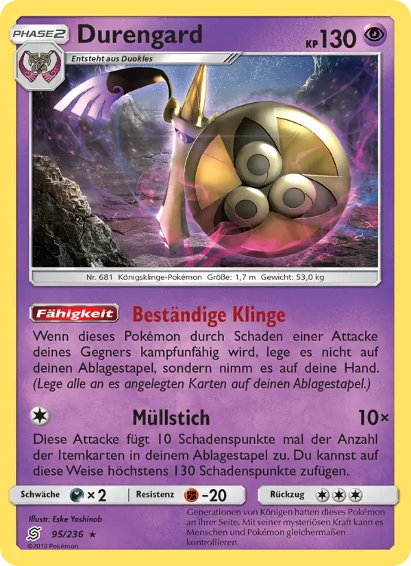 Durengard — Bund der Gleichgesinnten 95 German Pokémon card