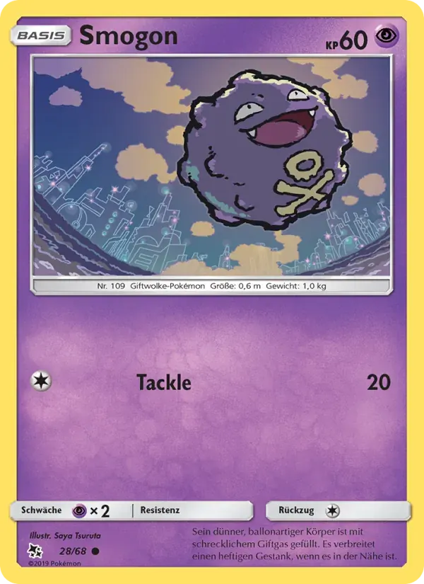 Smogon — Verborgenes Schicksal 28 German Pokémon card