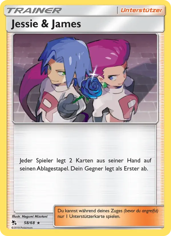 Jessie & James — Verborgenes Schicksal 58 German Pokémon card
