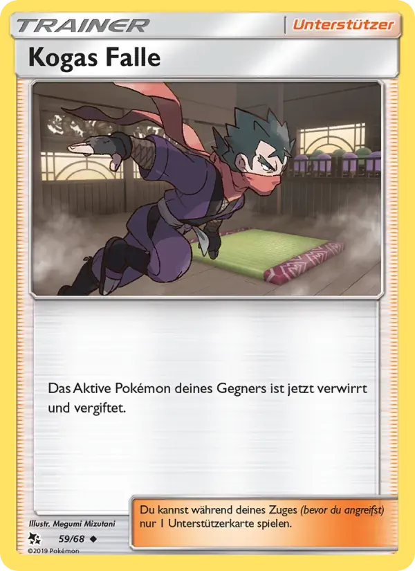 Kogas Falle — Verborgenes Schicksal 59 German Pokémon card