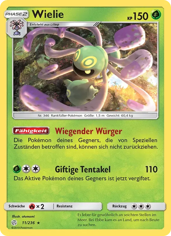Wielie — Welten im Wandel 11 German Pokémon card