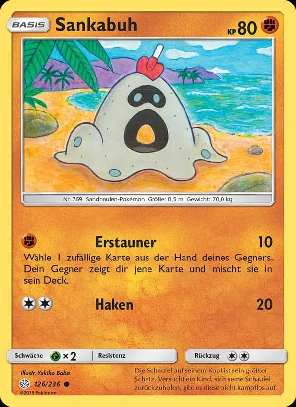 Sankabuh — Welten im Wandel 126 German Pokémon card