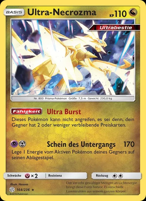 Ultra-Necrozma — Welten im Wandel 164 German Pokémon card