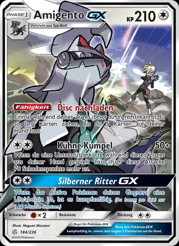 Amigento GX — Welten im Wandel 184 German Pokémon card