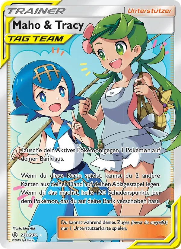 Maho & Tracy — Welten im Wandel 231 German Pokémon card