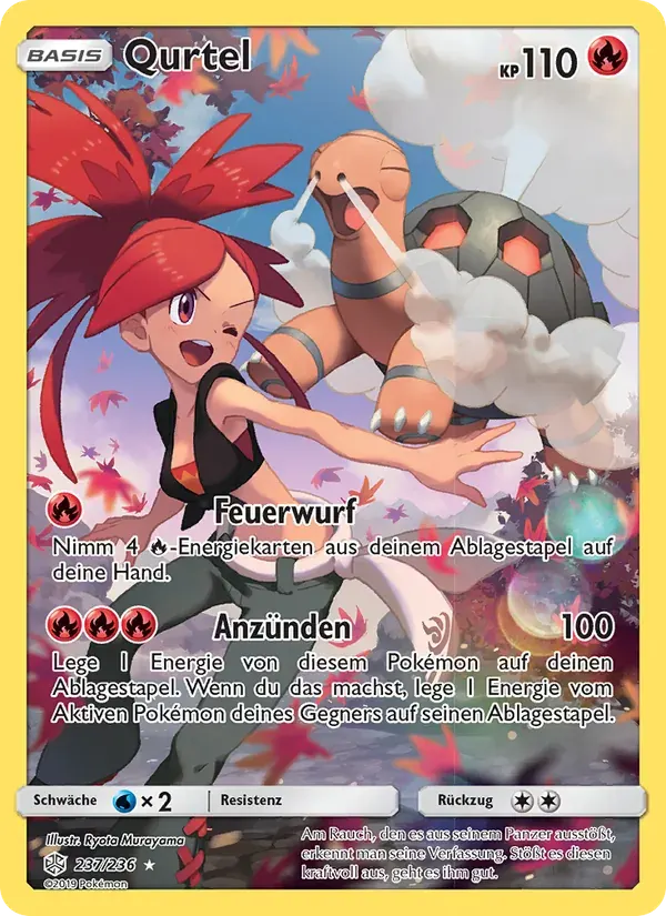 Qurtel — Welten im Wandel 237 German Pokémon card