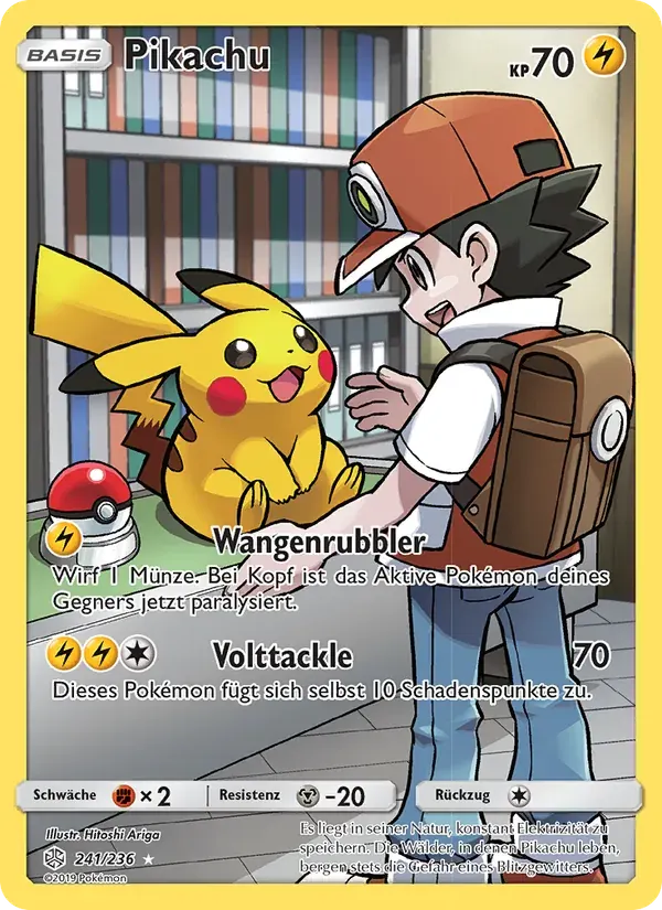 Pikachu — Welten im Wandel 241 German Pokémon card