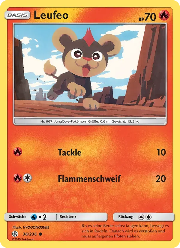 Leufeo — Welten im Wandel 36 German Pokémon card