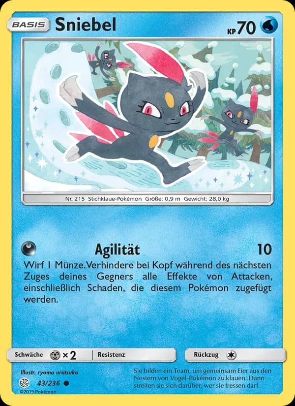 Sniebel — Welten im Wandel 43 German Pokémon card