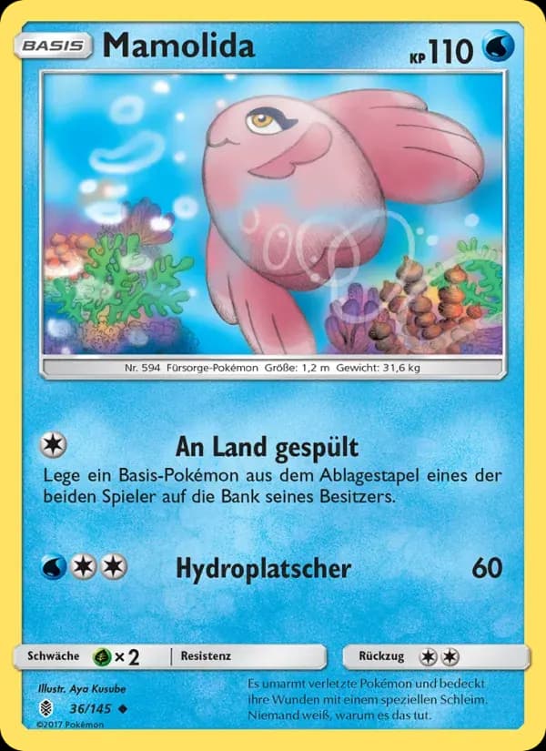 Mamolida — Stunde der Wächter 36 German Pokémon card