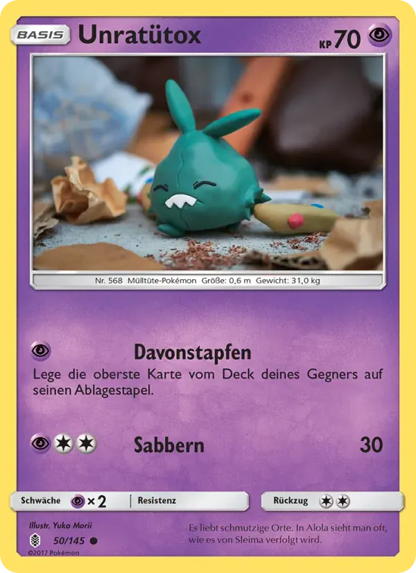 Unratütox — Stunde der Wächter 50 German Pokémon card