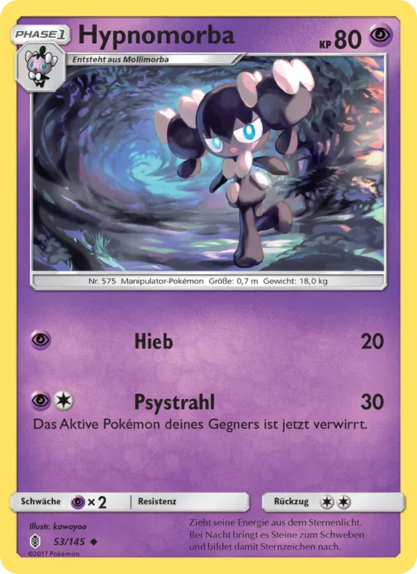 Hypnomorba — Stunde der Wächter 53 German Pokémon card