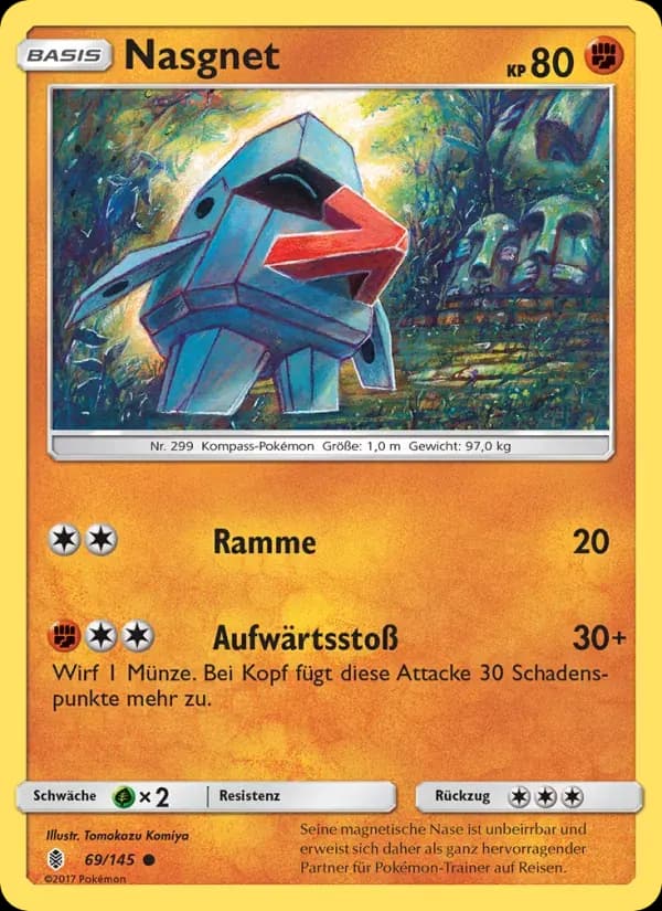 Nasgnet — Stunde der Wächter 69 German Pokémon card
