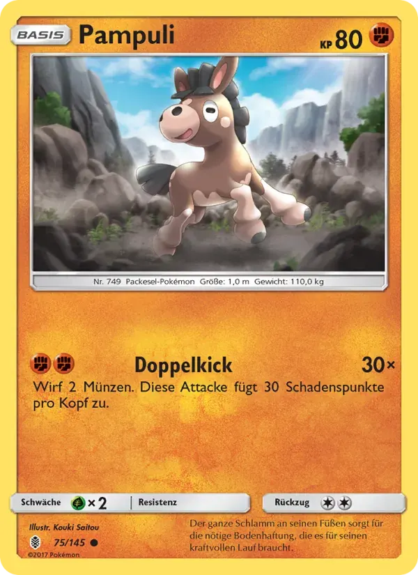 Pampuli — Stunde der Wächter 75 German Pokémon card