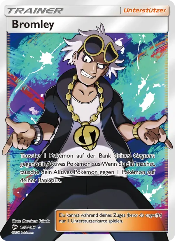 Bromley — Nacht in Flammen 143 German Pokémon card