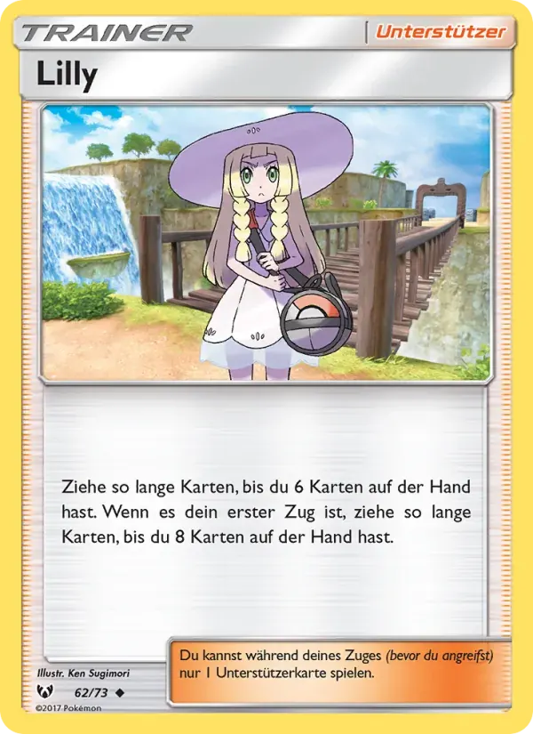 Lilly — Schimmernde Legenden 62 German Pokémon card