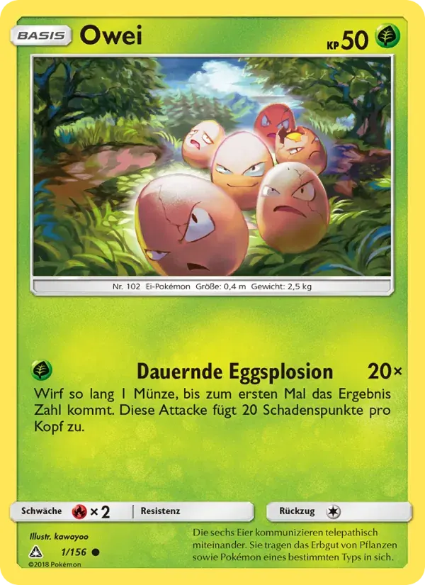 Owei — Ultra-Prisma 1 German Pokémon card