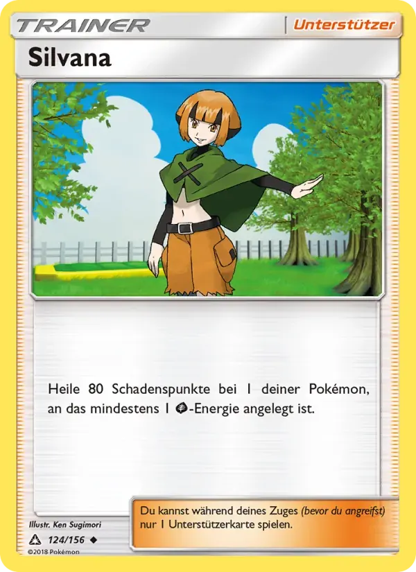 Silvana — Ultra-Prisma 124 German Pokémon card