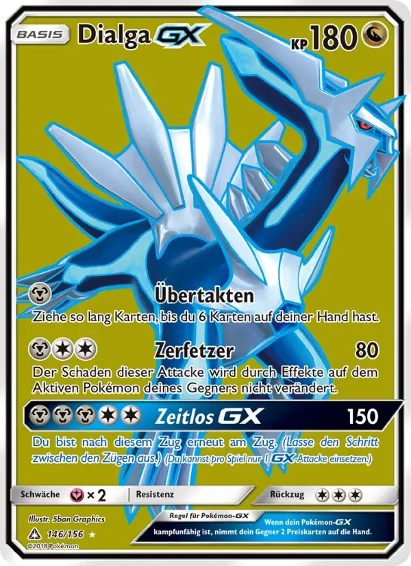 Dialga GX — Ultra-Prisma 146 German Pokémon card
