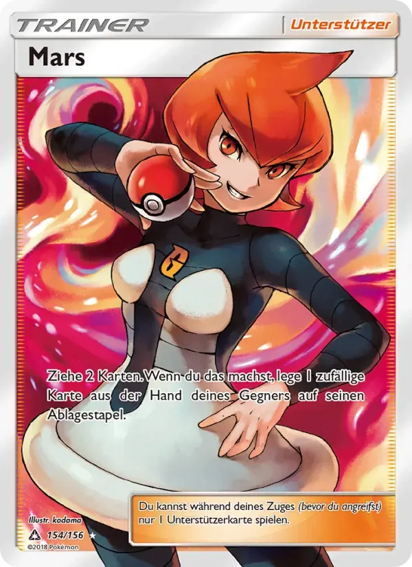Mars — Ultra-Prisma 154 German Pokémon card