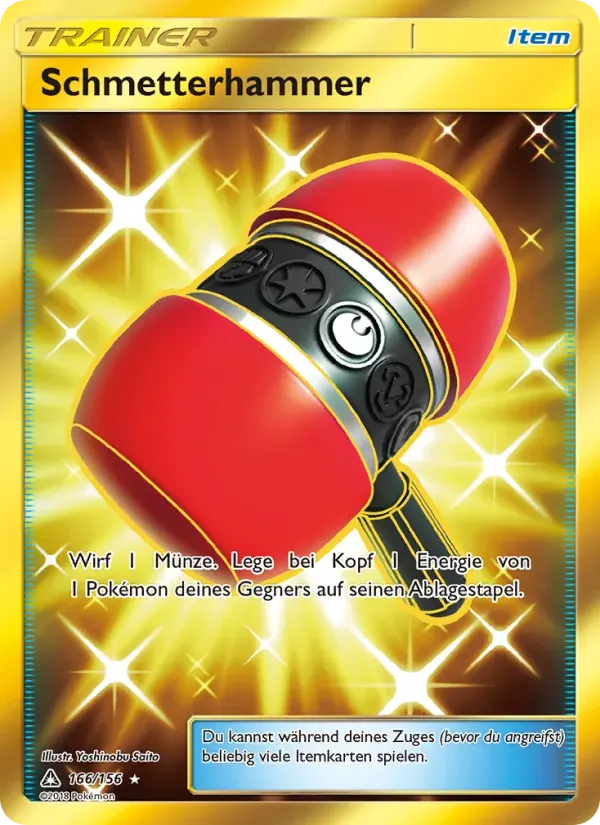 Schmetterhammer — Ultra-Prisma 166 German Pokémon card