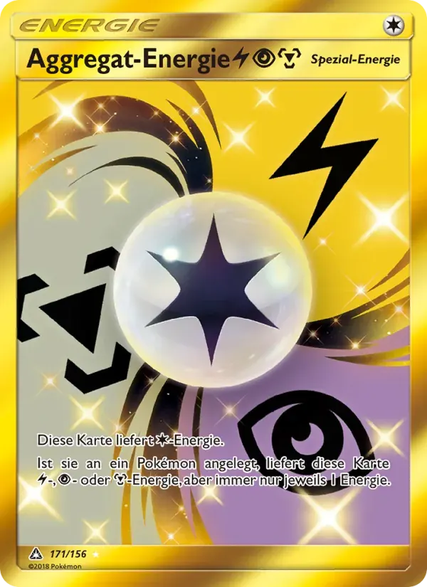 Aggregat-Energie LightningPsychicMetal — Ultra-Prisma 171 German Pokémon card