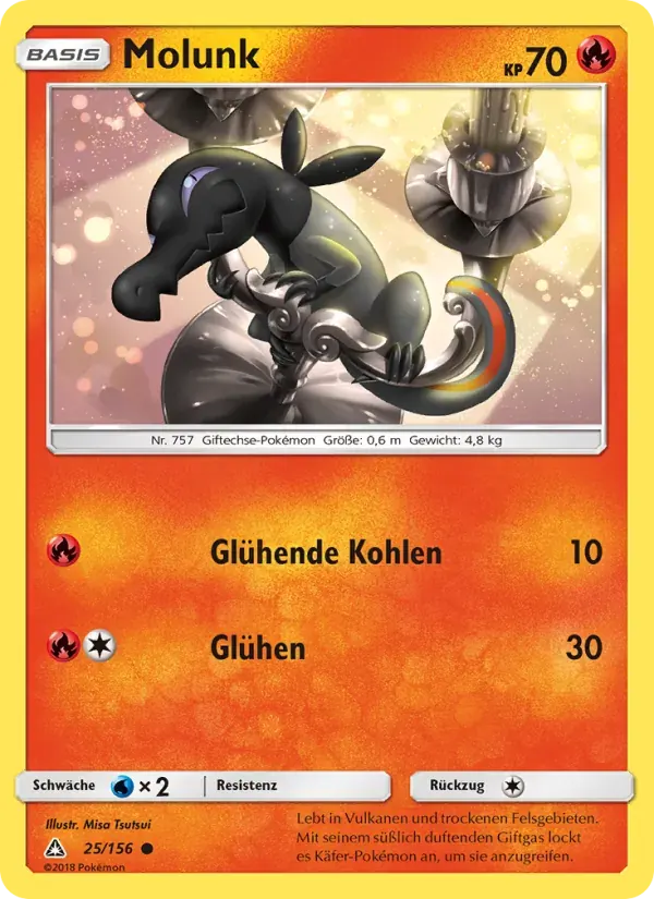 Molunk — Ultra-Prisma 25 German Pokémon card