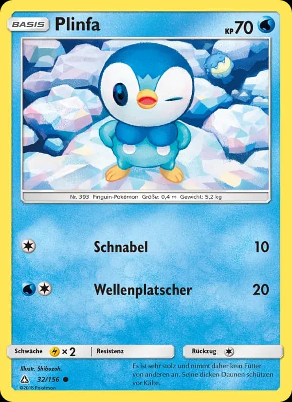 Plinfa — Ultra-Prisma 32 German Pokémon card