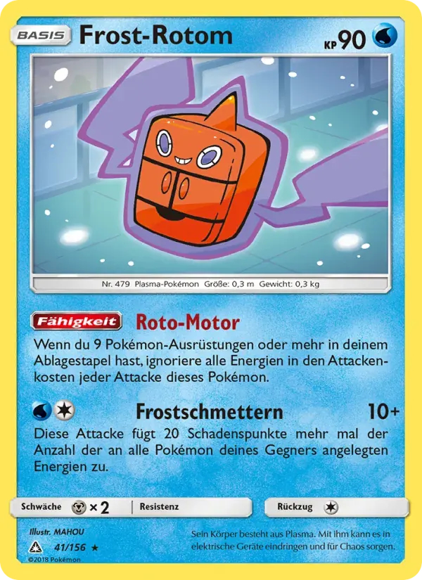 Frost-Rotom — Ultra-Prisma 41 German Pokémon card