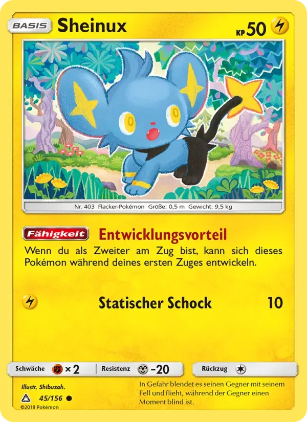 Sheinux — Ultra-Prisma 45 German Pokémon card