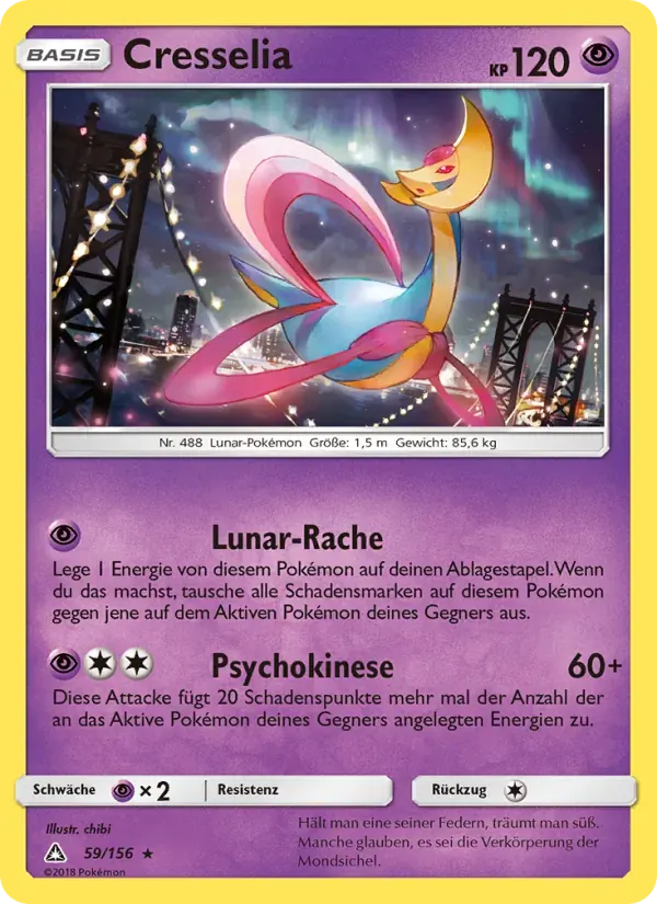 Cresselia — Ultra-Prisma 59 German Pokémon card