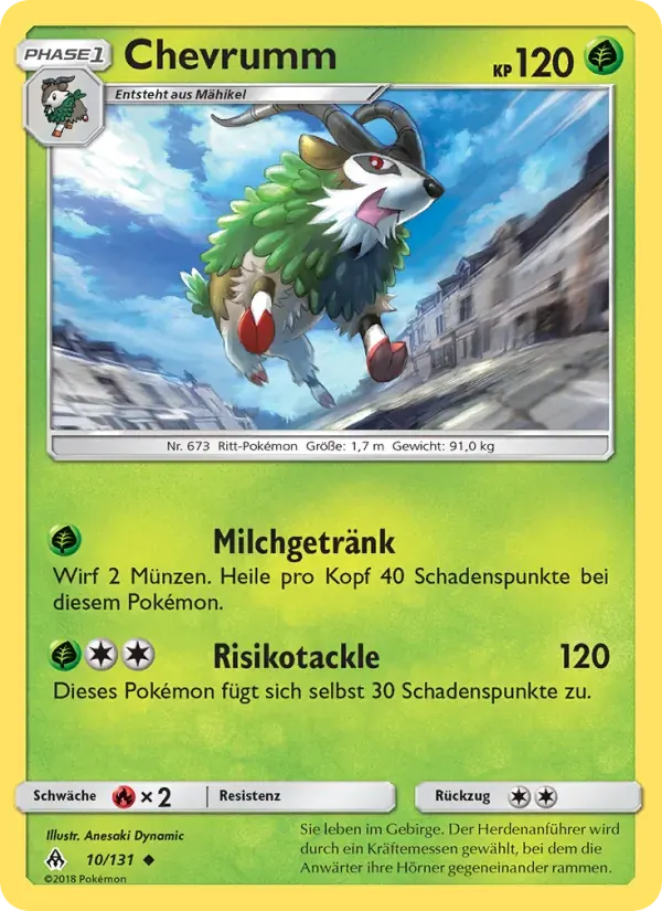Chevrumm — Grauen Der Lichtfinsternis 10 German Pokémon card