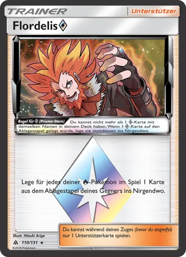 Flordelis ◇ — Grauen Der Lichtfinsternis 110 German Pokémon card